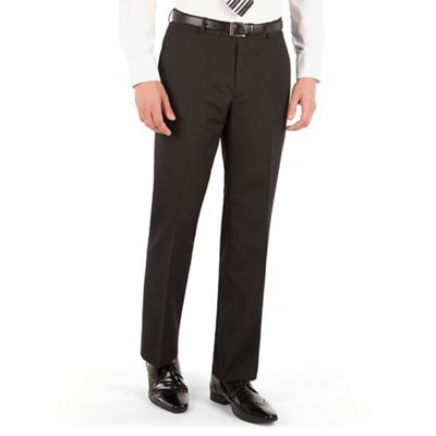 Thomas Nash Black stripe regular fit suit trouser
